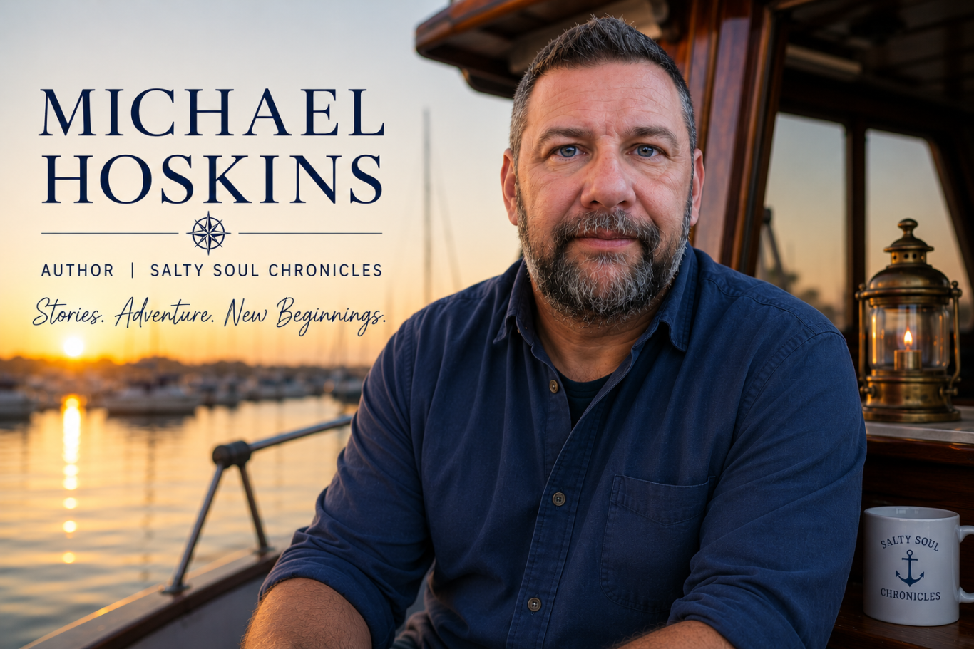Michael Hoskins | Author of The Journey of a Salty Soul Portrait of Michael Hoskins, author of The Journey of a Salty Soul.